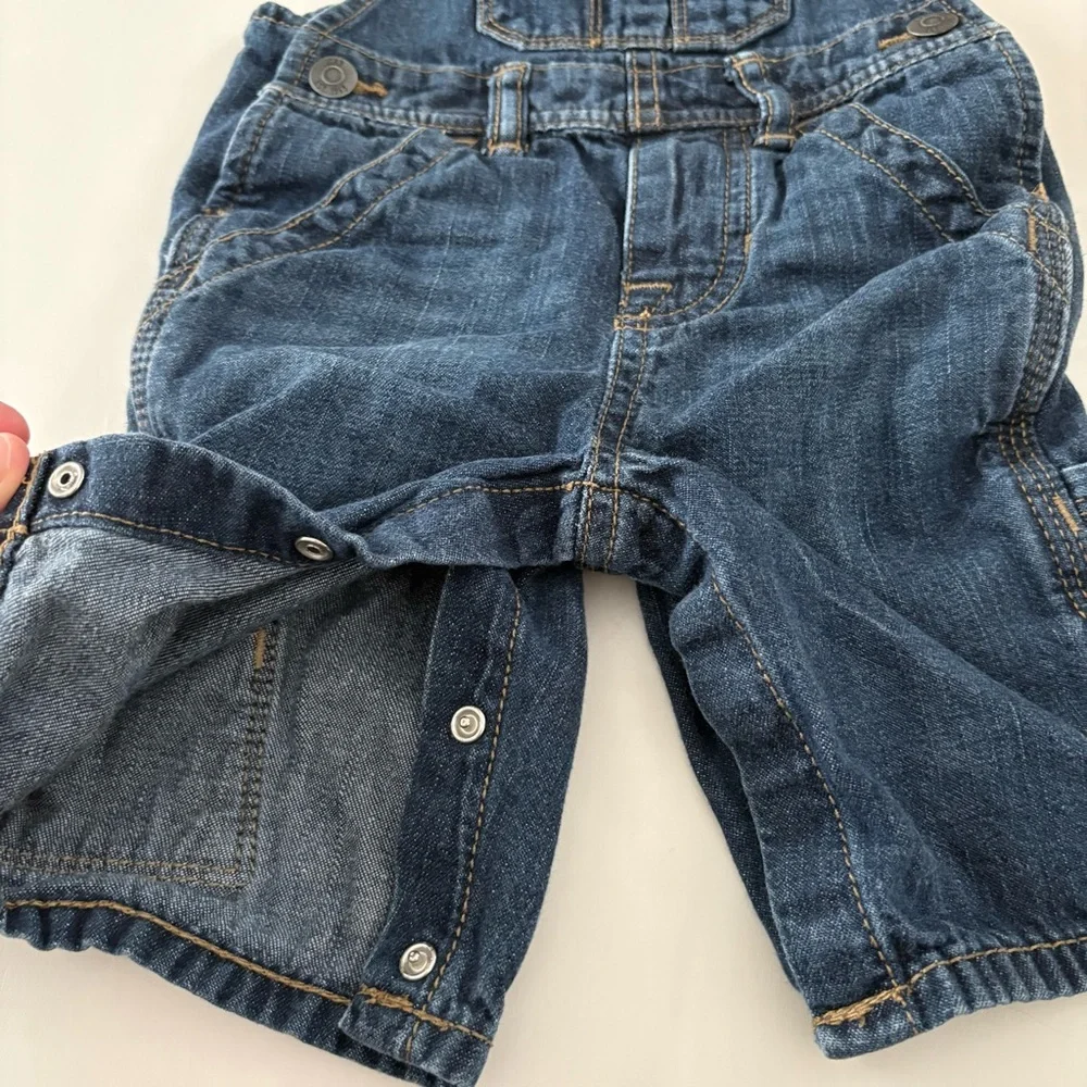 Baby GAP Denim Jean Overalls - Picture 3 of 4
